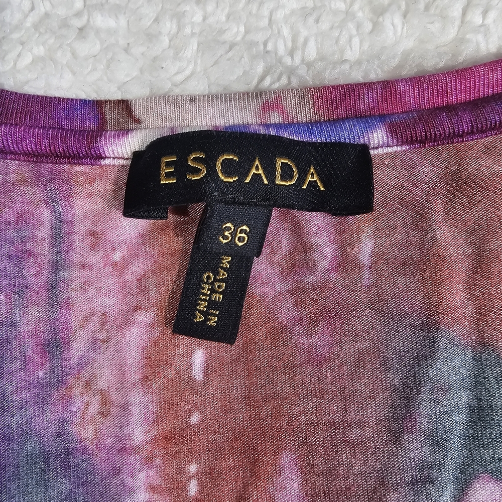 Escada Abstract Print Top - Picture 3 of 8